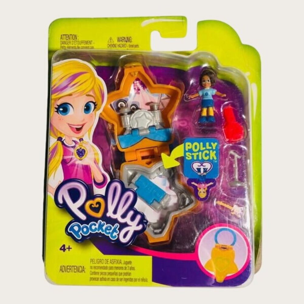 Polly Pocket Tiny Places Concert Compact Rock Star Jazz Singer 2018 NEW